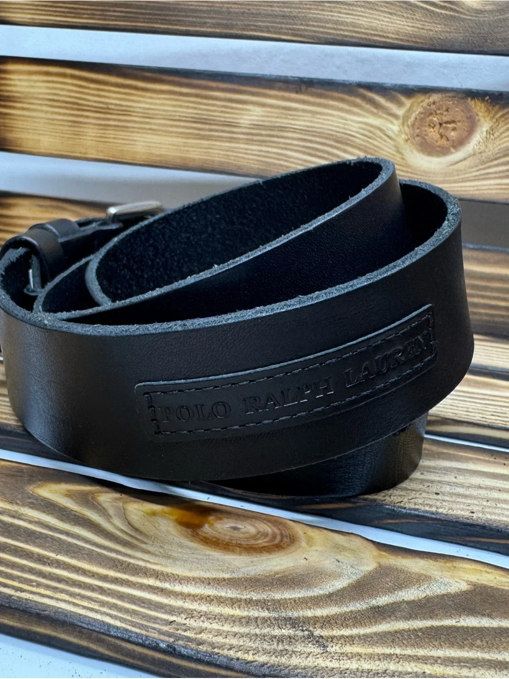 Polo Ralph Lauren Men’s Genuine Leather Classic Belt - Black # 0134